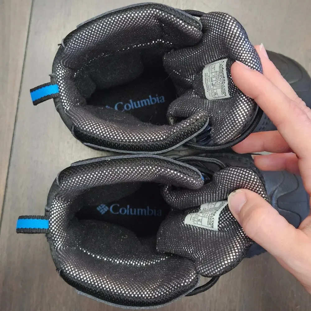 Columbia‎ Bugaboot Plus Omni-Heat Winter Snow Boots Boys US 1 Waterproof Play